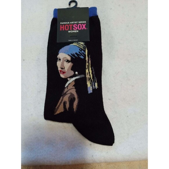 Hot Sox Womens Sz 9-11 Famous Artists Series - Picture 1 of 2